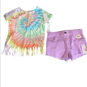 Tie dye lavender set